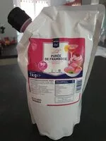 Mängden socker i Purée de framboise