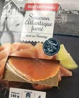 Mängden socker i Saumon Atlantique Fumé - Eleve en Norvège