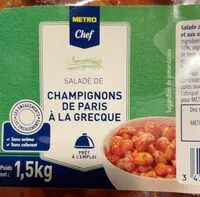 Mängden socker i Champignons a la grec