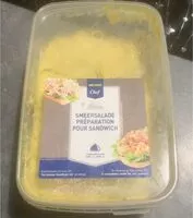 Mängden socker i Preparation pour sandwich au thon