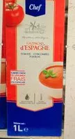 Mängden socker i Gazpacho d'Espagne