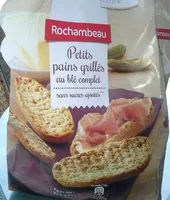 Mängden socker i Petits pains grillés au blé complet