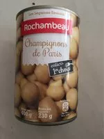 Mängden socker i Champignons de Paris