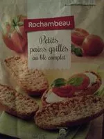 Mängden socker i Petits Pains Grillés au Blé Complet