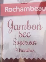 Mängden socker i Jambon sec supérieur