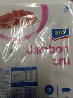 Mängden socker i Jambon cru