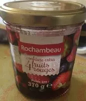 Mängden socker i Confiture extra : 4 fruits rouges