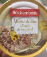 Mängden socker i Miettes De Thon à L Huile De Tournesol Rochambeau
