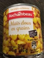 Mängden socker i Maïs Doux 3X150G Rochambeau Mini Boites