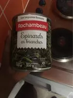 Mängden socker i Les Légumes Saveurs Épinards en branches