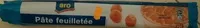 Mängden socker i Pâte feuilletée