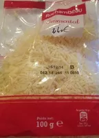 Mängden socker i Emmental râpé (29 % MG)