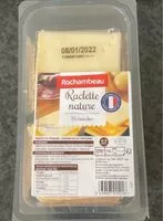 Mängden socker i Raclette nature