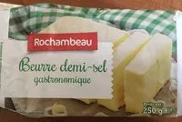 Mängden socker i Beurre demi-sel gastronomique