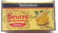 Mängden socker i Beurre doux gastronomique