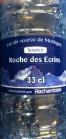 Mängden socker i Eau de source de montagne source Roche des Écrins