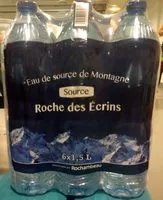 Mängden socker i Eau de source de Montagne Source Roche des Ecrins