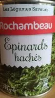 Mängden socker i Épinards hachés