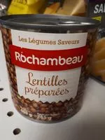 Mängden socker i Lentilles Préparées Rochambeau