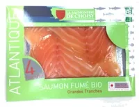 Mängden socker i Saumon fumé bio - Grandes Tranches