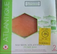 Mängden socker i Saumon Atlantique fumé bio