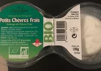 Mängden socker i Petits chèvres frais