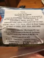 Mängden socker i Pegase, Cervelas de cheval, le cervelas de 300 gr