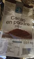 Mängden socker i Cacao en poudre