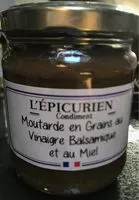 Mängden socker i Moutarde en Grains au Vinaigre Balsamique et au Miel
