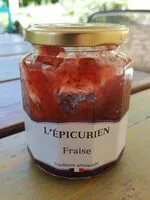 Mängden socker i Confiture artisanale fraise