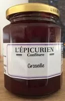 Mängden socker i Confiture de groseilles