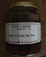 Mängden socker i Confiture fraise et fraise des bois