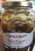 Mängden socker i Confiture artisanale Reine-claude