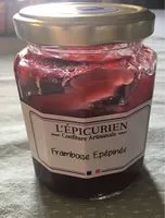 Mängden socker i Confiture artisanale framboise epepinee