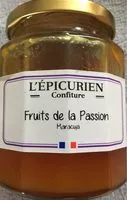 Mängden socker i Confiture au fruit de la passion