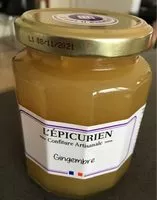 Mängden socker i Confiture gingembre artisanale
