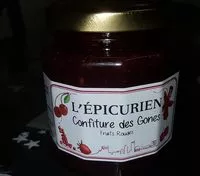 Mängden socker i Confiture des gones - Fruits rouge