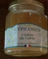 Mängden socker i Confiture artisanale de cédrat de Corse