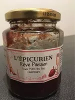 Mängden socker i Rêve Parisien Fraise, Mara des bois, Champagne