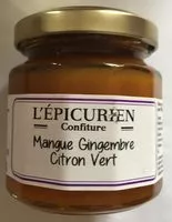 Mängden socker i Confiture mangue gingembre citron vert