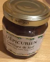 Mängden socker i Confiture de Noël
