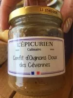 Mängden socker i Confit d oignon doux drs cevennrs