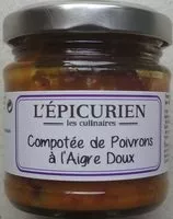 Mängden socker i Compotée de Poivrons à l'Aigre Doux