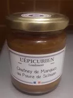 Mängden socker i Chutney de mangues au poivre de sichuan