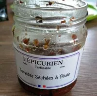 Mängden socker i Tomates séchées à l'huile