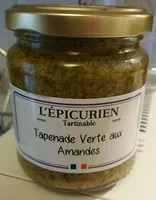 Mängden socker i Tapenade verte aux amandes