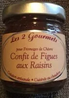 Mängden socker i Confit de figues aux raisins