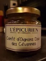 Mängden socker i Confit d'oignons doux des Cévennes
