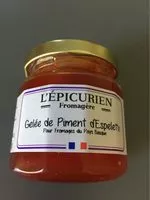 Mängden socker i Gelee de piment d'espelette