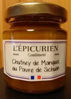 Mängden socker i Chutney de mangues au poivre de sichuan
